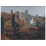 Hermenegildo Sosa, Después de la tempestad, Óleo sobre tela