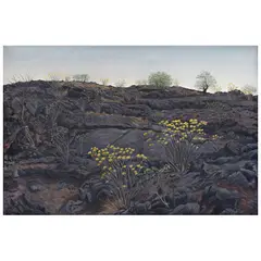 Nicolás Moreno, Flores Amarillas, 1965, Óleo sobre lienzo