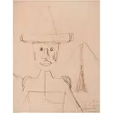 Rufino Tamayo, Untitled, Tinta sobre papel