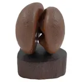 Masaru Goji, La bola, Escultura en talla en madera
