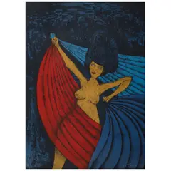 Rufino Tamayo, Salomé, 1984, lithograph in colors on Somerset