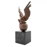 Jorge Marín, Boceto Bernardo oriental, Escultura en bronce 12 . 40 en base de mármol