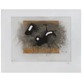 Manuel Felguérez, Calado en blanco, Grabado al aguatinta y aguafuerte 33 / 80