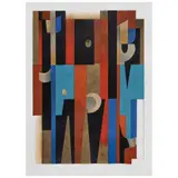 Carlos Mérida, Tohil y el doble, 1974, Serigrafía 37 / 115