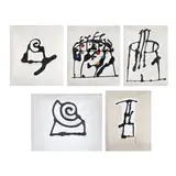 Vicente Rojo Almazán, Maquetas para Periolibros, Tinta y acrílico sobre papel