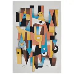Carlos Mérida, Planos en armonía, Serigrafía XXV / XXV Après, edición póstuma