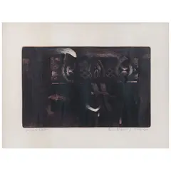 Fernando de Szyszlo, Untitled, Grabado al aguafuerte y aguatinta prueba de estado