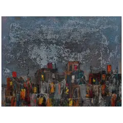 Leonardo Nierman, Untitled, Acrílico sobre masonite