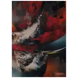 Leonardo Nierman, Presagio, Acrílico sobre masonite