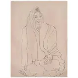 Manuel Rodríguez Lozano, Untitled, Tinta y lápiz de grafito sobre papel