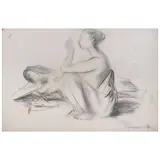 Jesús Guerrero Galván, Untitled, 1972, Carboncillo sobre papel