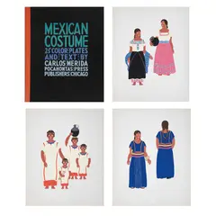 Carlos Mérida, Mexican Costume, 1941, Serigrafías sin número de tiraje
