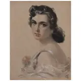 José Luis Bardasano Baos, Untitled, Carboncillo, gis y sanguina sobre papel