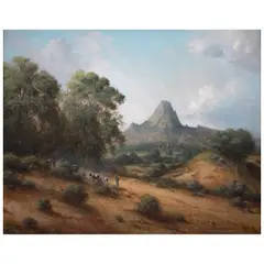 Marco Antonio Zepeda, Cerro de Bernal, Querétaro, Óleo sobre tela