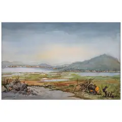 Ignacio Beteta, Paisaje, Acuarela sobre papel