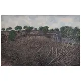 Nicolás Moreno, Yerbasal II, Óleo sobre tela sobre madera