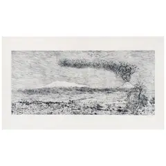 La fumarola by Nicolás Moreno, Grabado a la punta seca 10 / 30, sold Jun 2026