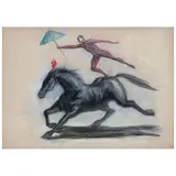 Untitled by José Reyes Meza, Pastel sobre papel, offered Jun 2026