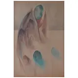 Guillermo Meza Álvarez, Untitled, Sanguina, carboncillo y pastel sobre papel