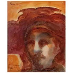 Francisco Corzas, Para Lú, 1972, Acuarela y tinta sobre papel