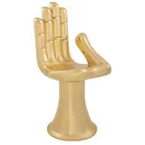 Pedro Friedeberg, Mano-silla, Escultura en madera tallada y hoja de oro