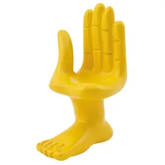 Silla mano - pie by Pedro Friedeberg, Escultura en cerámica policromada, sold Jun 2026