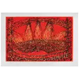 Javier Vázquez "jazzamoart", La OSEM en Bellas Artes, 2011, Serigrafía 96 / 100