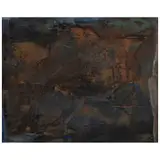 Irma Palacios, Paisaje inmóvil, 1988, Acrílico y arena sobre tela