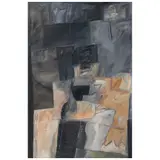 Perla Krauze, Un ángel que se viste de mujer, 1988, Óleo y collage sobre tela