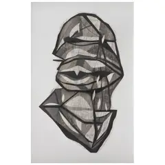 Gabriel Macotela, Untitled, Tinta, carboncillo y lápiz de grafito sobre papel