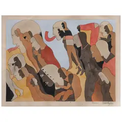 Javier Arévalo, Untitled, Tinta y acuarela sobre papel