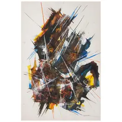 Untitled by Leonardo Nierman, Acuarela y tinta sobre papel, sold Jun 2026