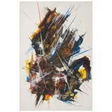 Leonardo Nierman, Untitled, Acuarela y tinta sobre papel