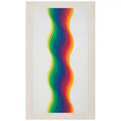 Julio Le Parc, Ondes, ca. 1970, Serigrafía 37 / 100