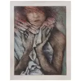 Carla Rippey, Último autorretrato, Grabado al aguafuerte y aguatinta 9 / 25