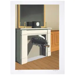 La durée poignardée by René Magritte, Litografía 86 / 275, edición póstuma, sold Jun 2026