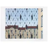René Magritte, Golconde, Litografía 241 / 275, edición póstuma