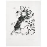 Marc Chagall, Hommage à Elsa Triolet, 1972, Litografía E. A