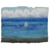 Juan Soriano, La barca, Acuarela sobre papel