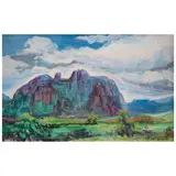 Raúl Anguiano, Montañas y nubes