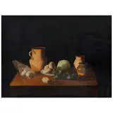 Santiago Carbonell, Vasijas, Óleo sobre tela