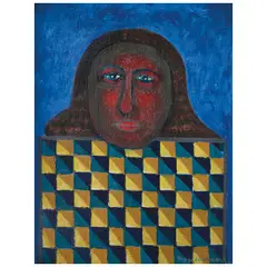 Rodolfo Morales, Sin título, ca. 1997, Óleo sobre masonite