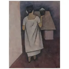 Mujer de espalda by Rufino Tamayo, ca. 1940, Tinta y acuarela sobre papel, sold May 2026
