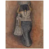 Rufino Tamayo, Mujeres caminando, Tinta sobre papel