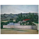 Ricardo Martínez, Paisaje de San Ángel, 1950, Óleo sobre tela