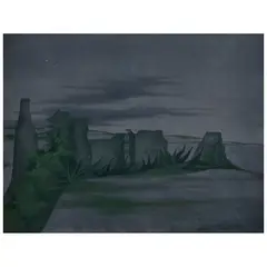 Ruinas y magueyes by Ricardo Martínez, 1951, Óleo sobre tela, sold May 2026