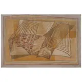 Myra Landau, Ritmo reencontrado, Pastel sobre lino