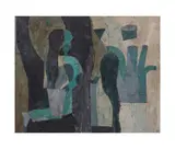 Miguel Castro Leñero, Aparición, 1990, Óleo sobre tela