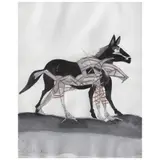 Francisco Toledo, Caballos, Tinta sobre papel