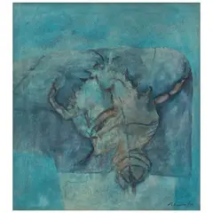 Irma Palacios, Untitled, Óleo y arenas sobre tela